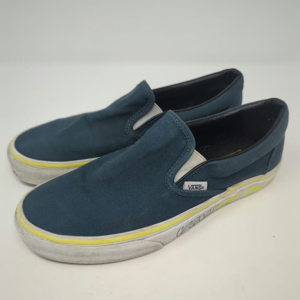 Vans Sport Classic Slip-On Dark Blue Shoes Sneakers Womens Size 8